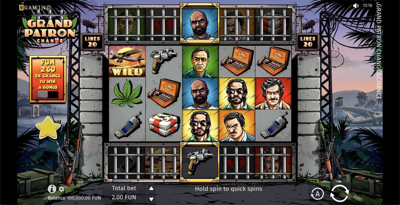 Grand Patron: image of main menu