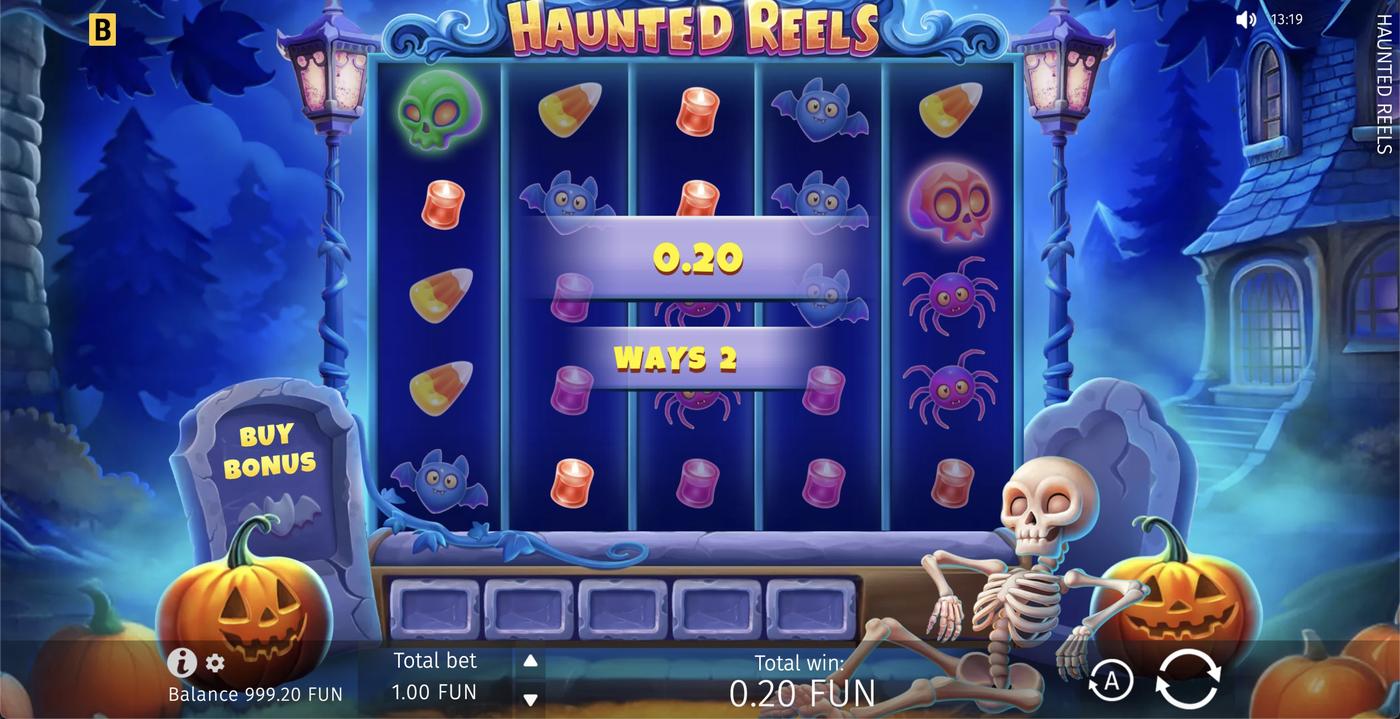 Haunted Reels: image of winning