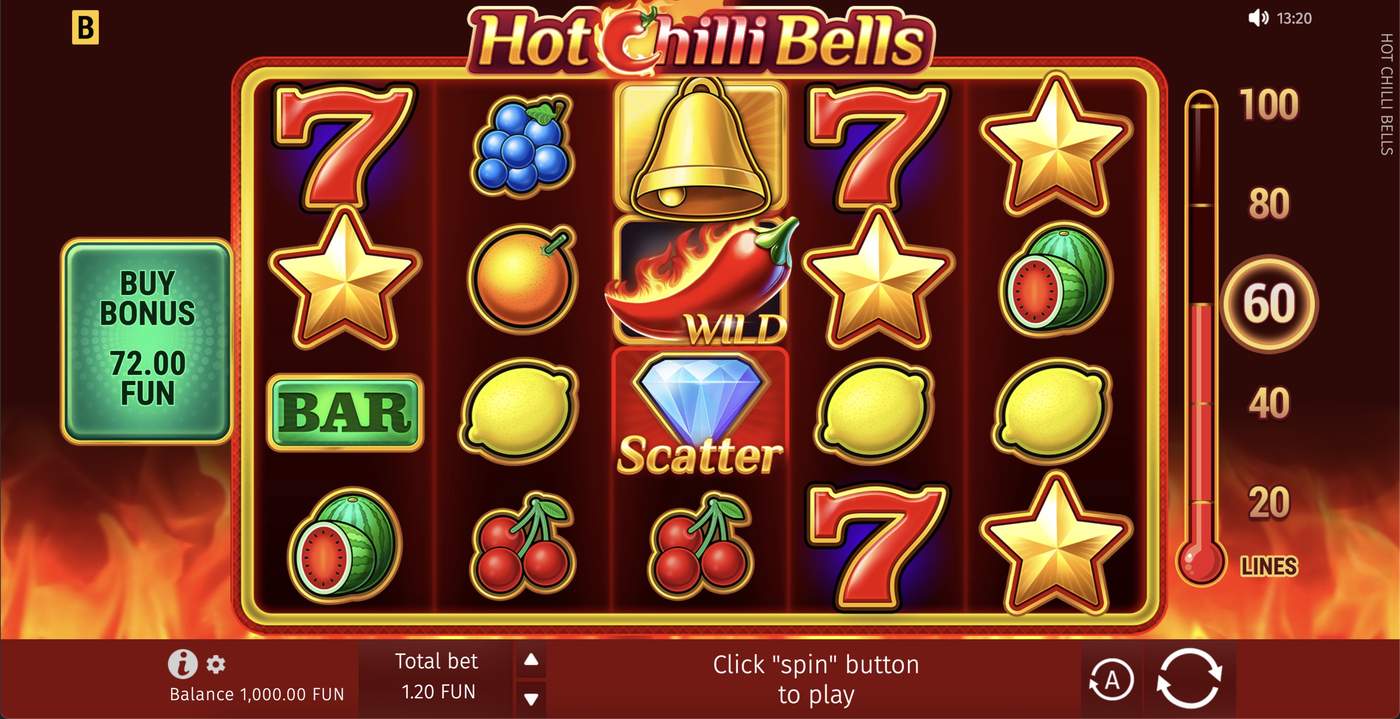 Hot Chilli Bells: image of main menu