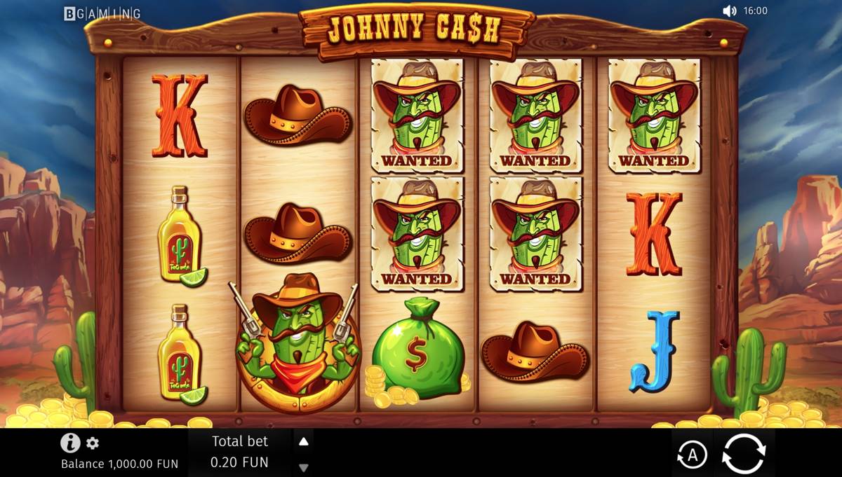Johnny Cash: image of main menu