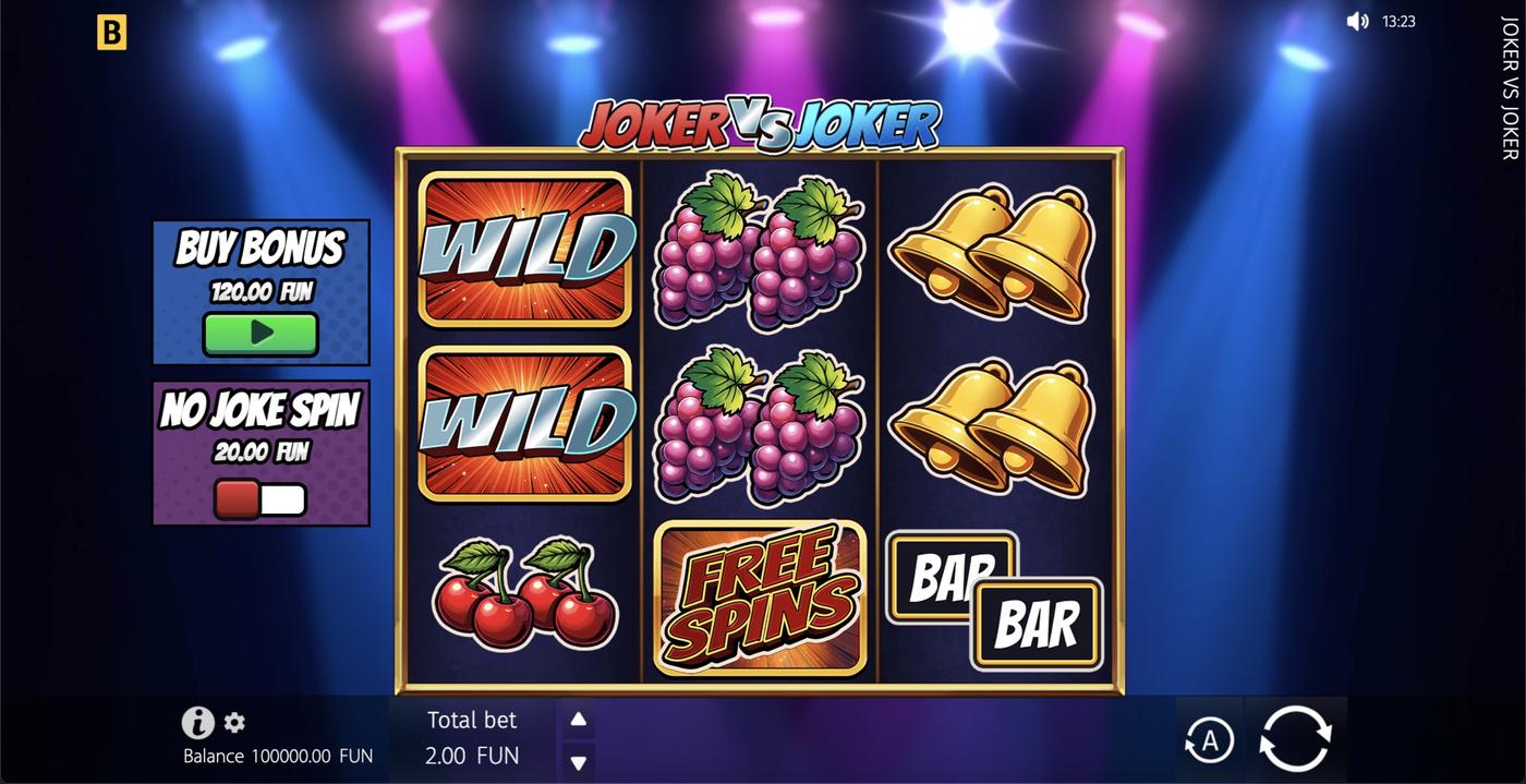 Joker vs Joker: image of main menu