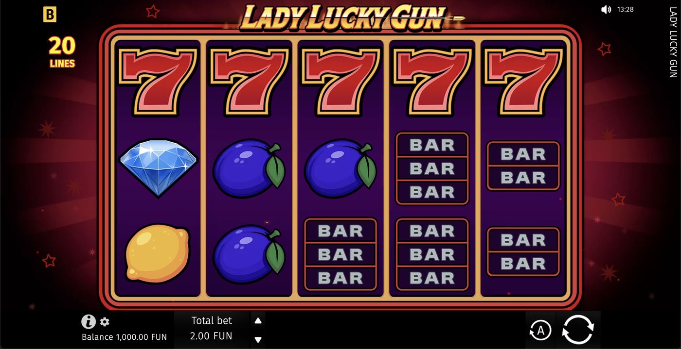 Lady Lucky Gun: image of main menu