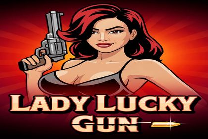 Lady Lucky Gun Online Slot Logo