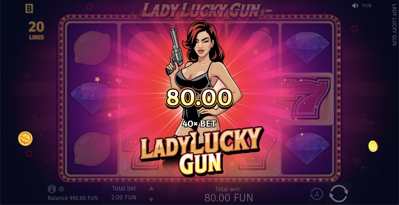 Lady Lucky Gun: image of winning