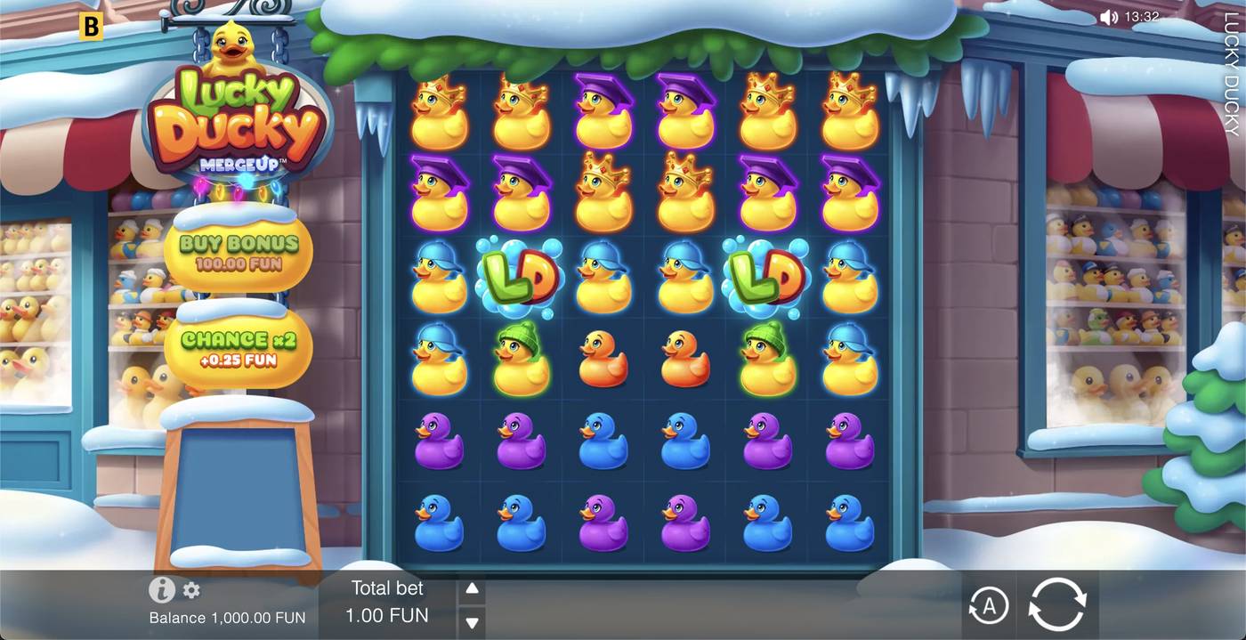 Lucky Ducky: image of main menu