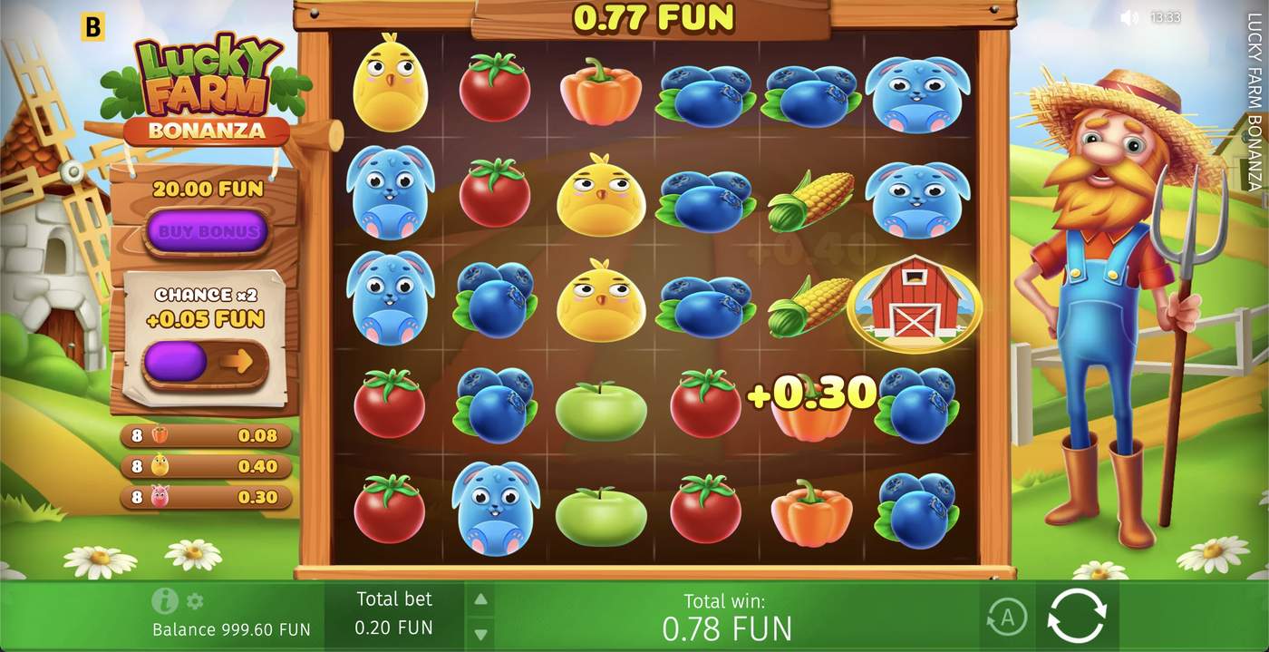 Lucky Farm Bonanza: image of winning