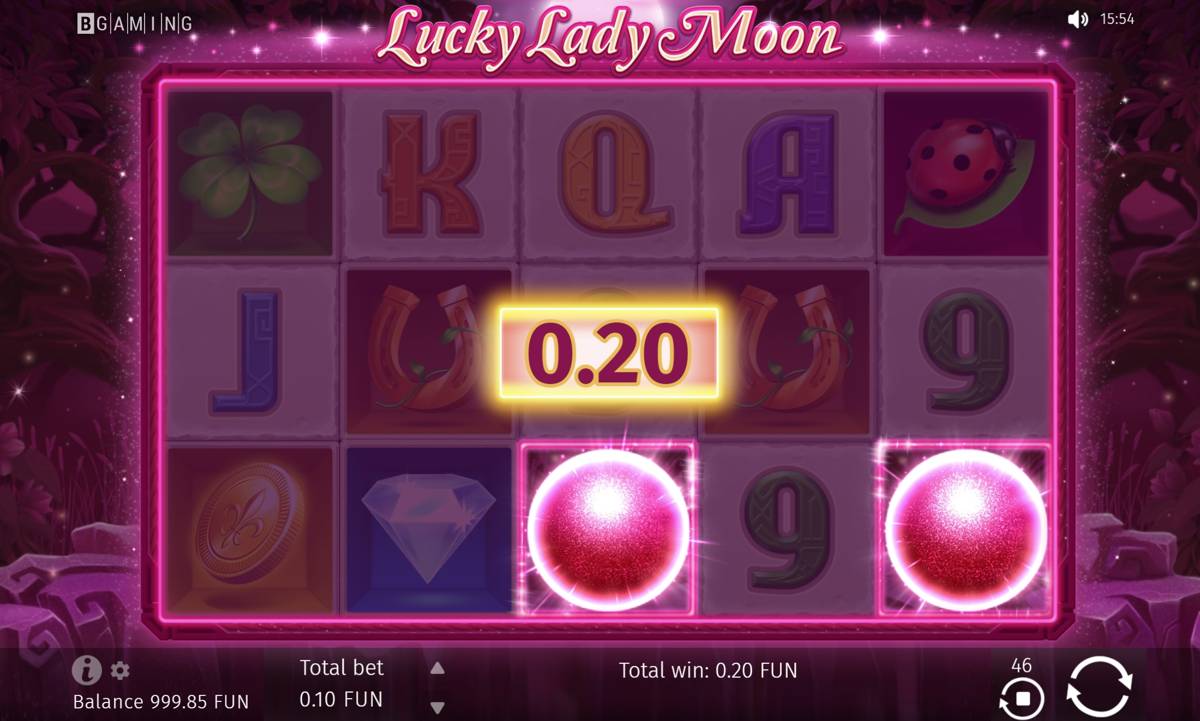 Lucky Lady Moon: image of winning