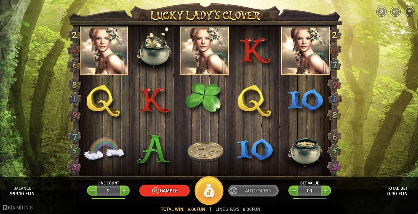Lucky Lady's Clover: image of winning