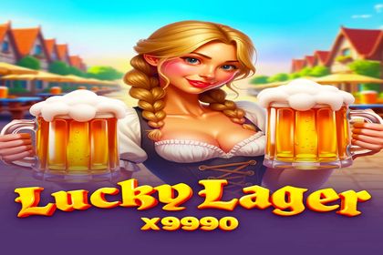 Lucky Lager x9990 Online Slot Logo