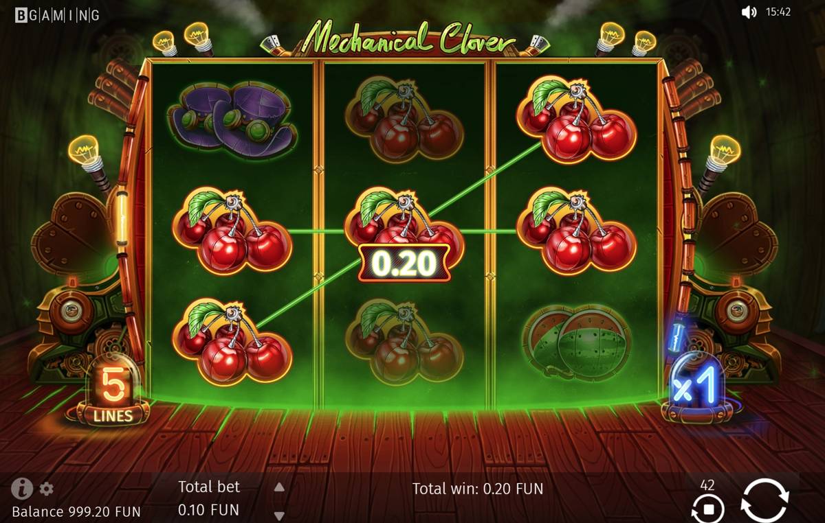 Mechanical Clover: image of winning