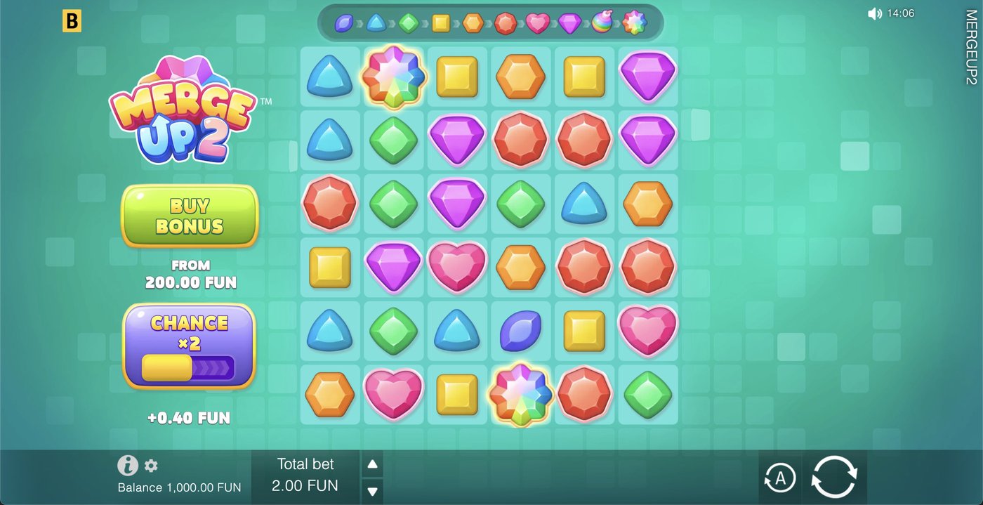 Merge Up 2: image of main menu
