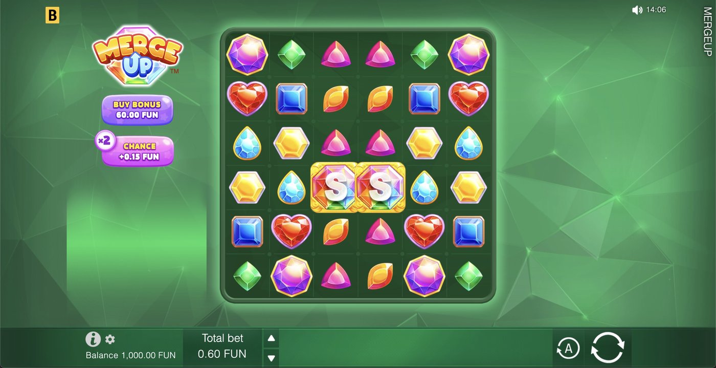 Merge Up: image of main menu