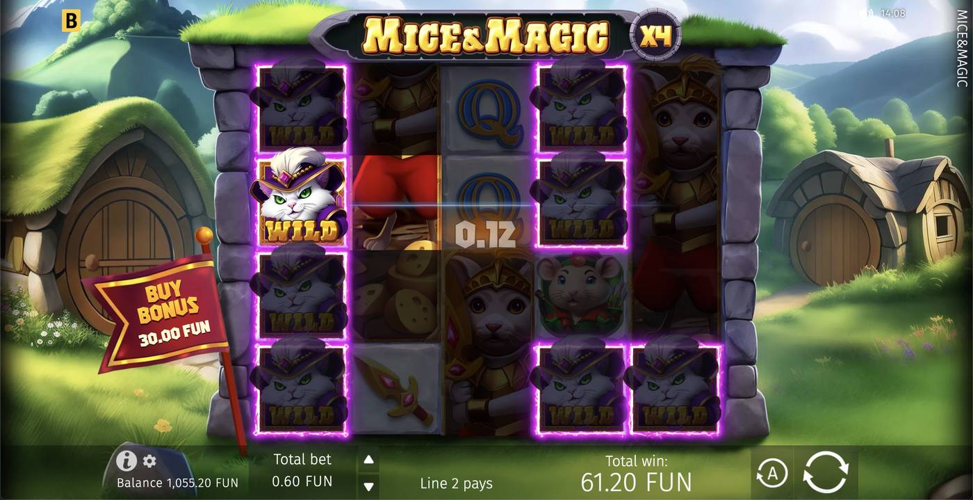 Mice & Magic Wonder Spin: image of winning