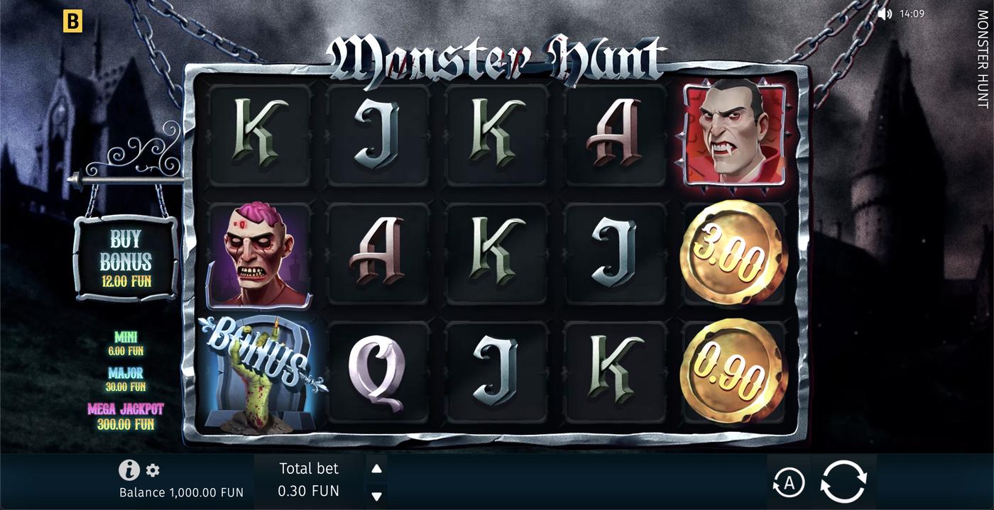 Monster Hunt: image of main menu