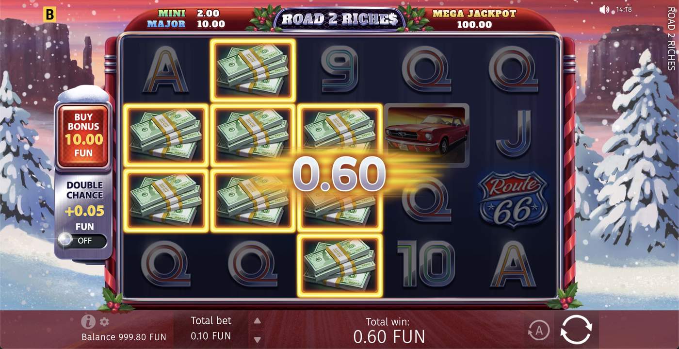 Road 2 Riches: image of winning