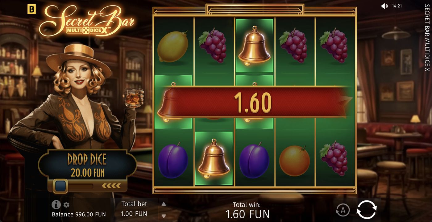Secret Bar Multidice X: image of winning