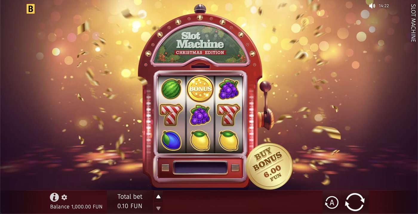 Slot Machine: image of main menu