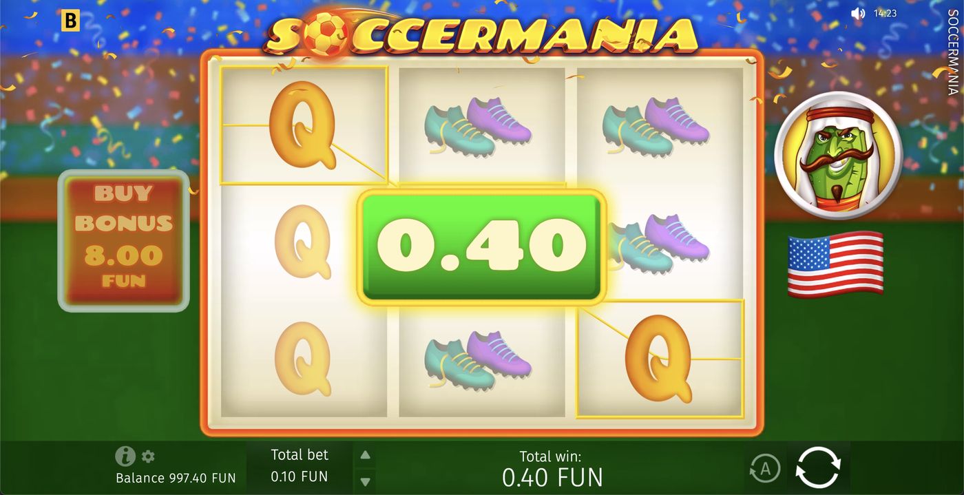 Soccermania: image of winning