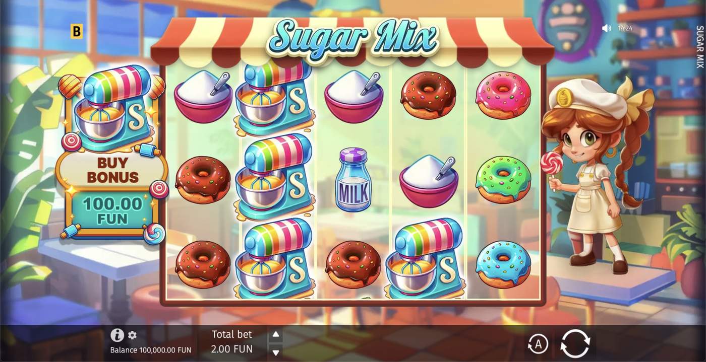 Sugar Mix: image of main menu