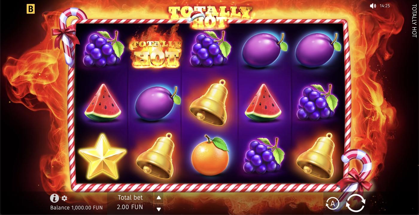 Totally Hot: image of main menu
