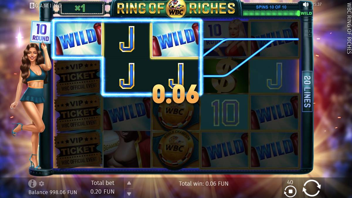 WBC Ring of Riches: image of winning