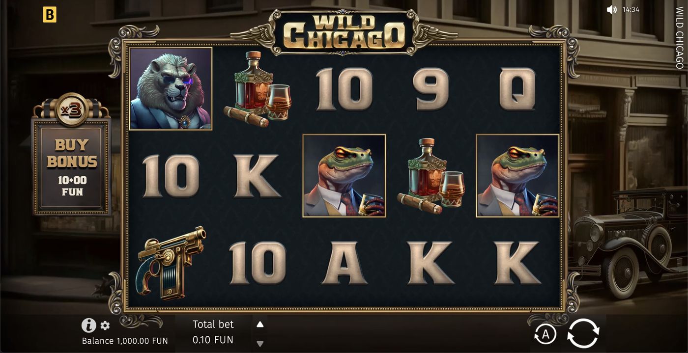Wild Chicago: image of main menu