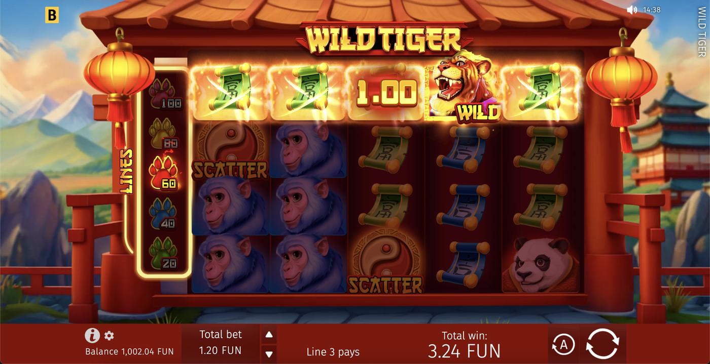 Wild Tiger: image of winning
