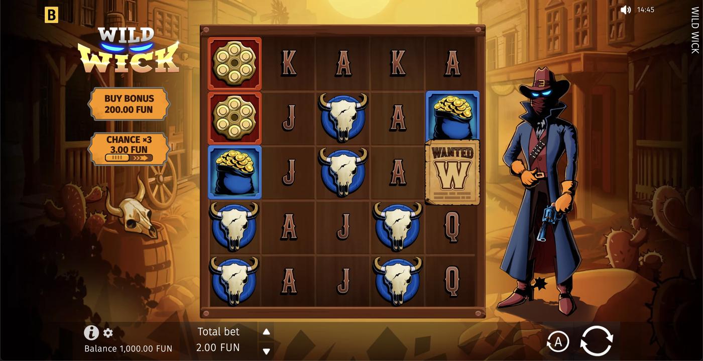 Wild Wick: image of main menu