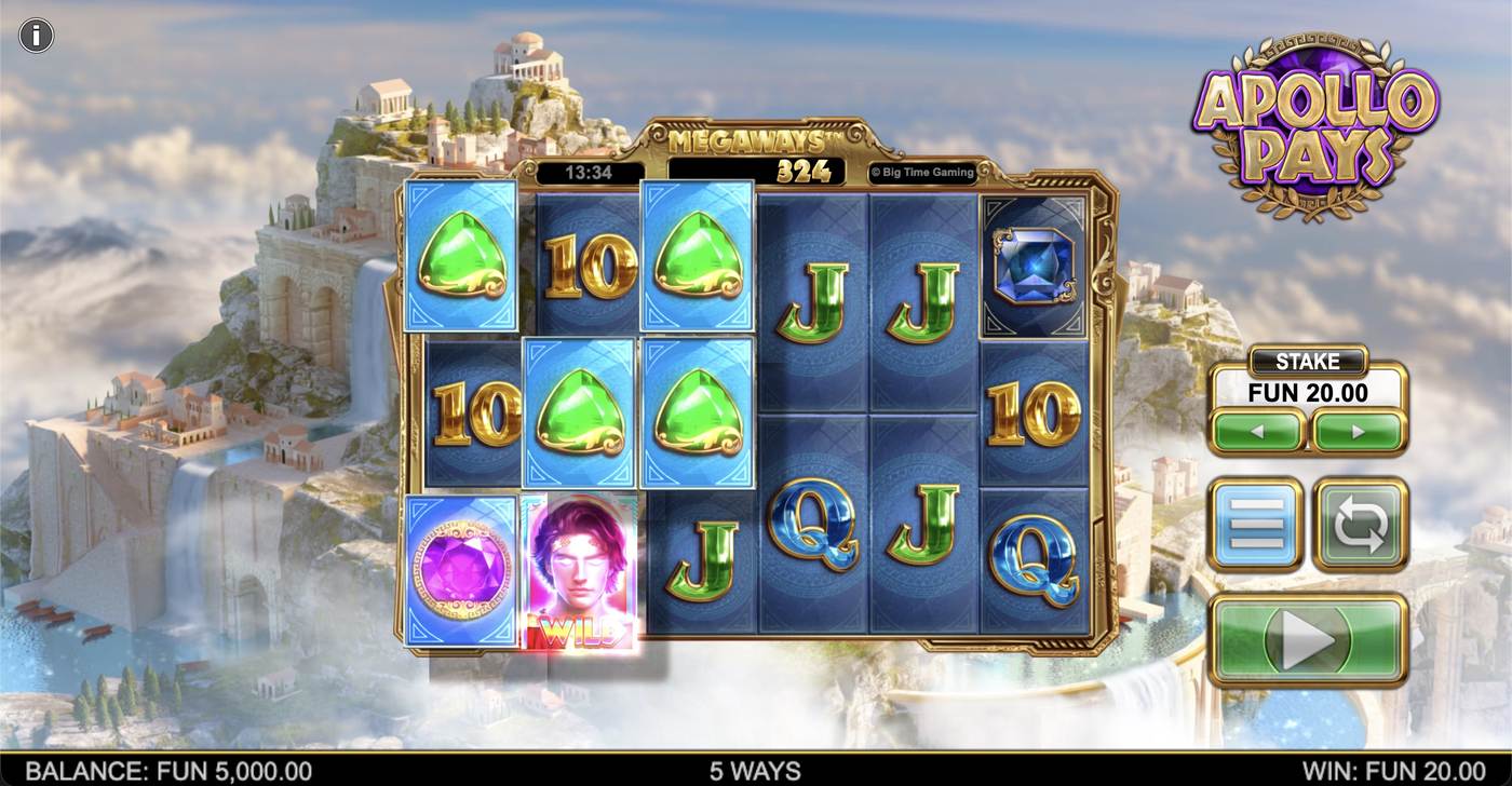Apollo Pays Megaways: image of winning