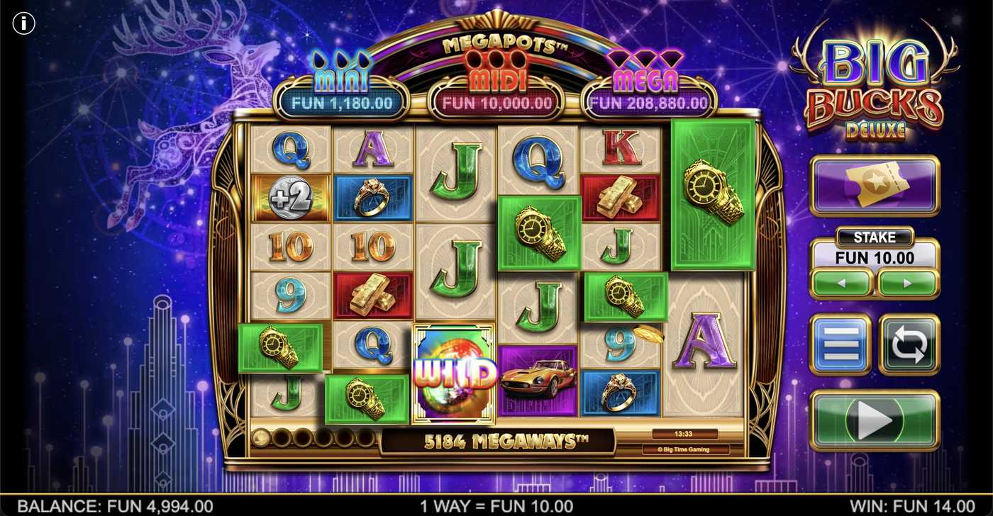 Big Bucks Deluxe: image of winning