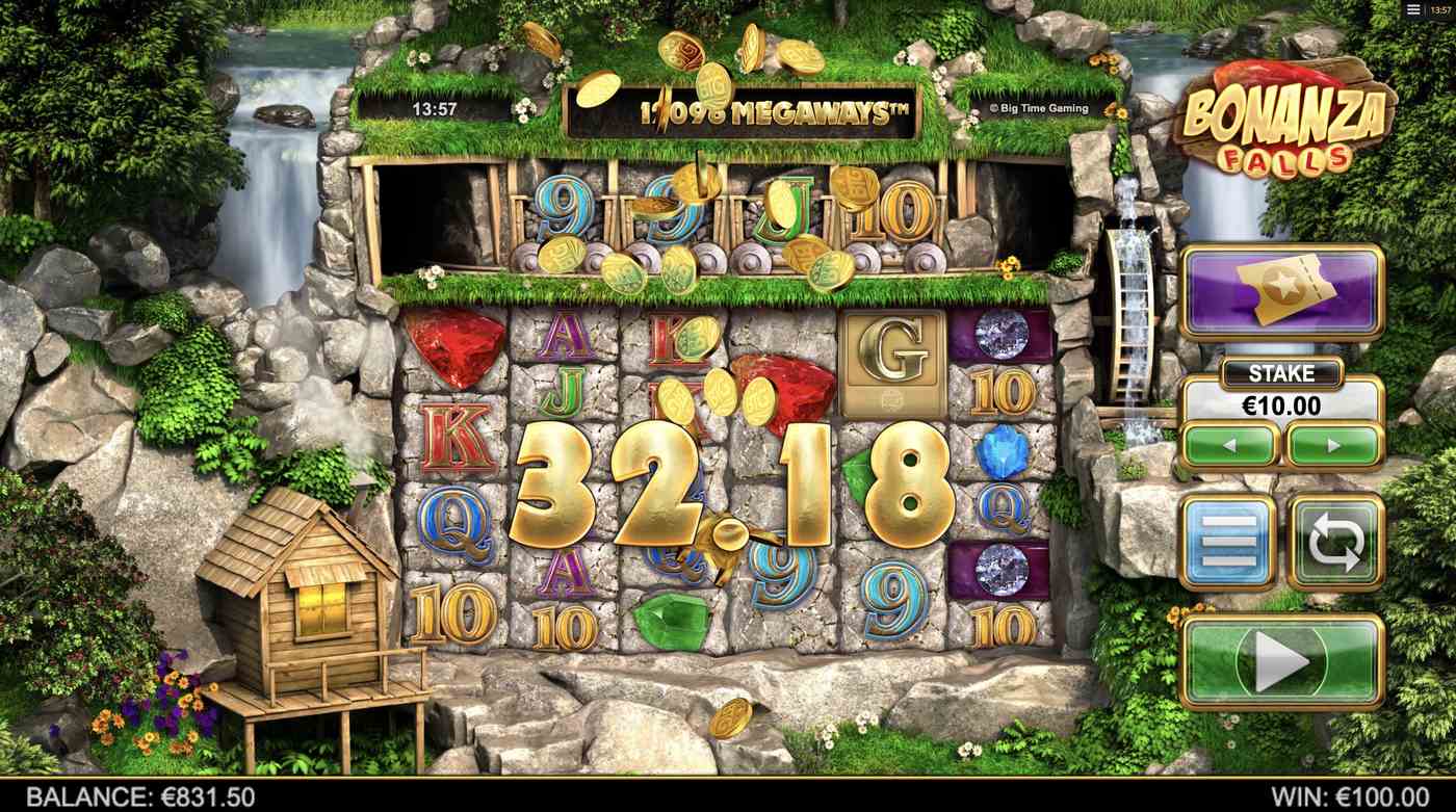 Bonanza Falls: image of winning