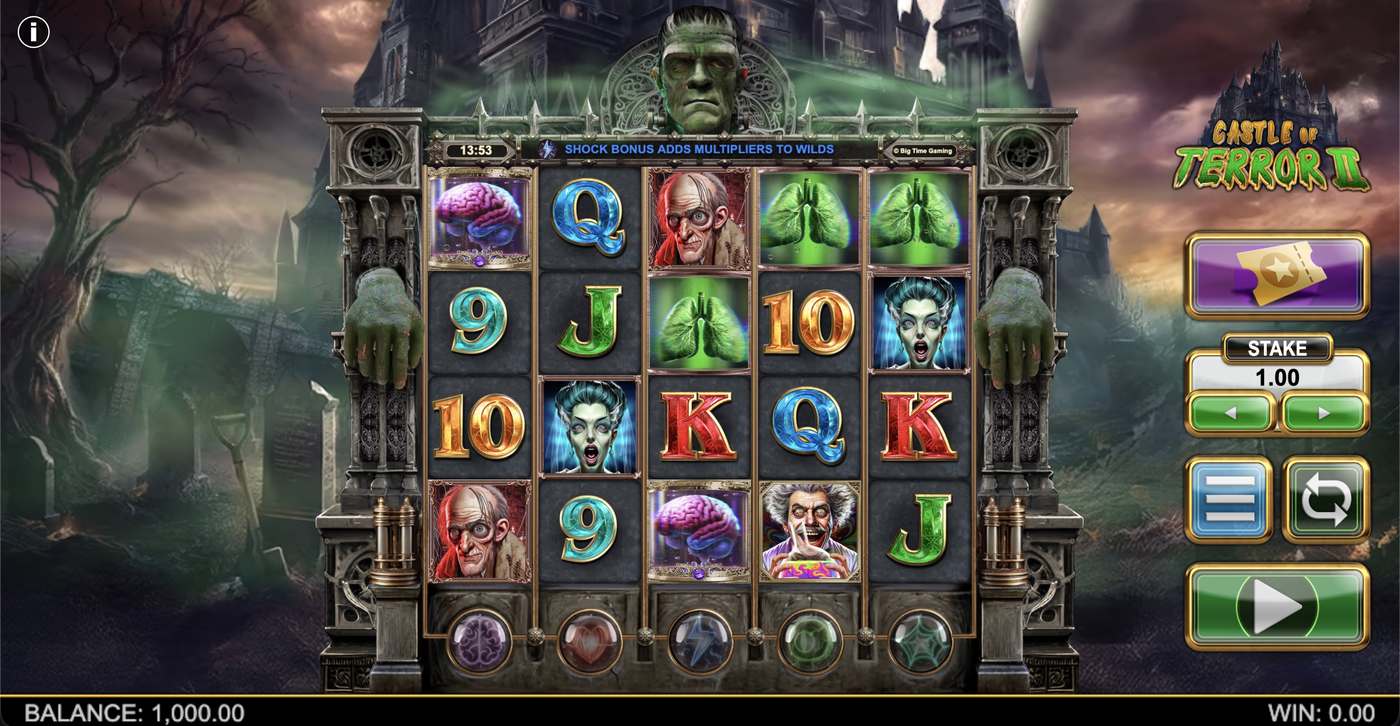 Castle Of Terror 2: image of main menu