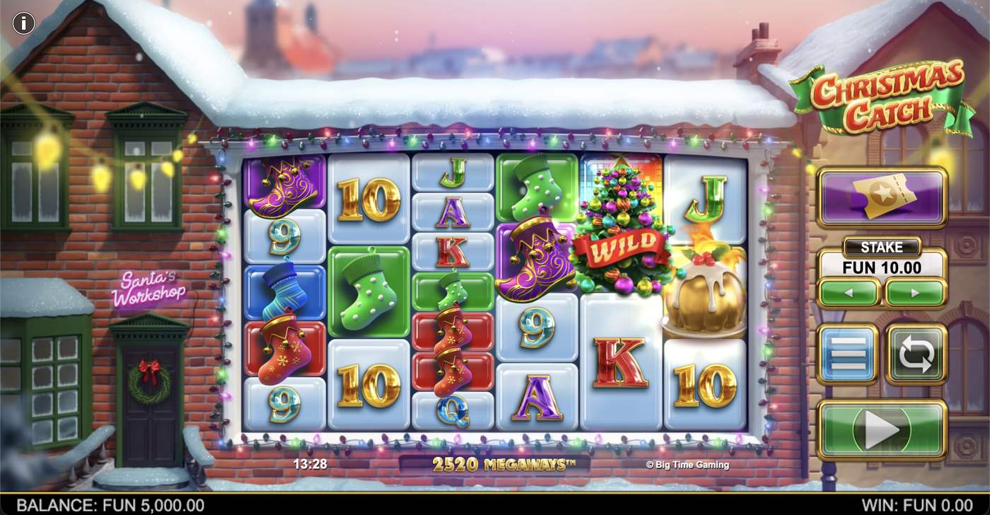 Christmas Catch: image of main menu