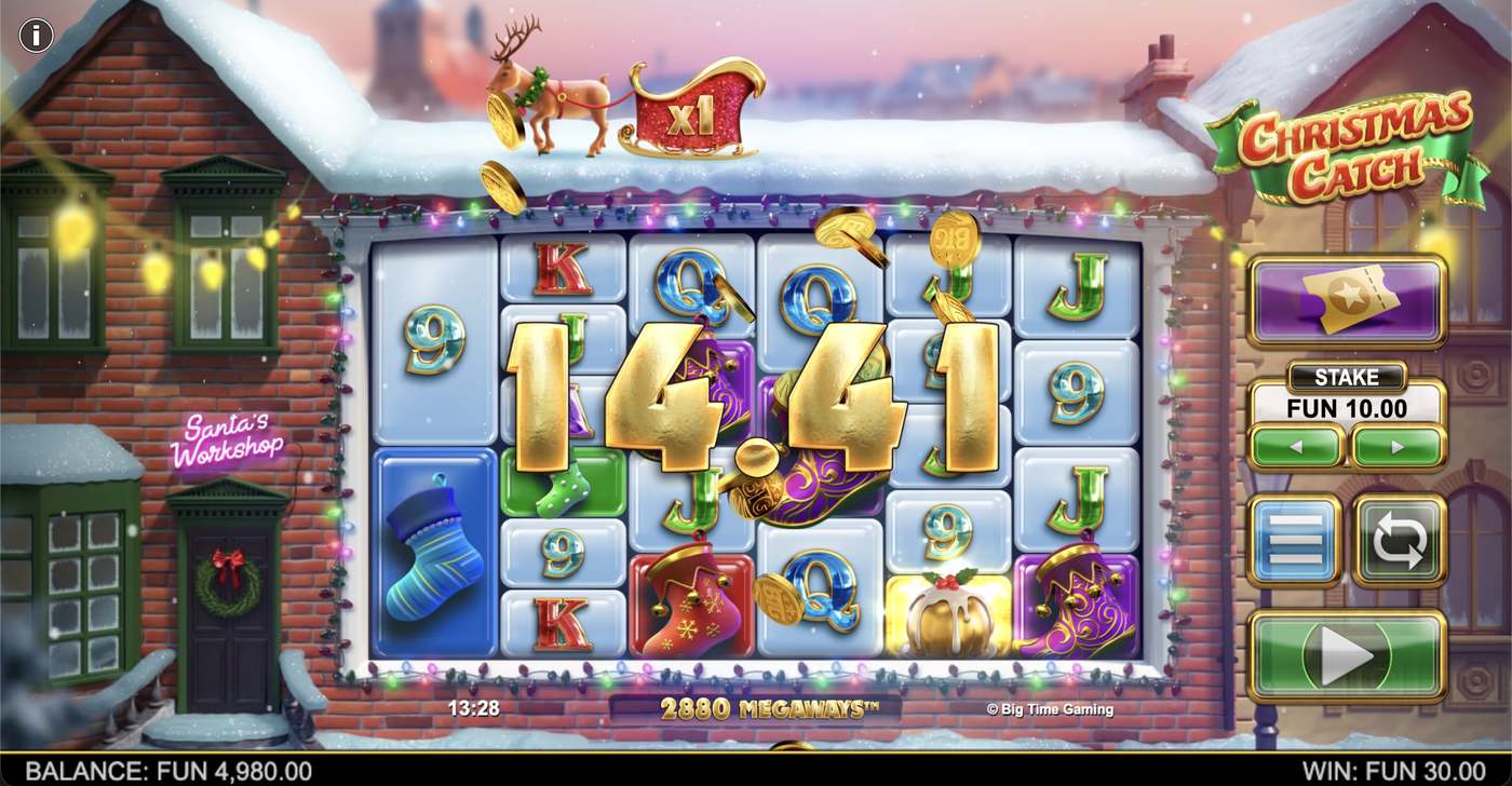 Christmas Catch: image of winning