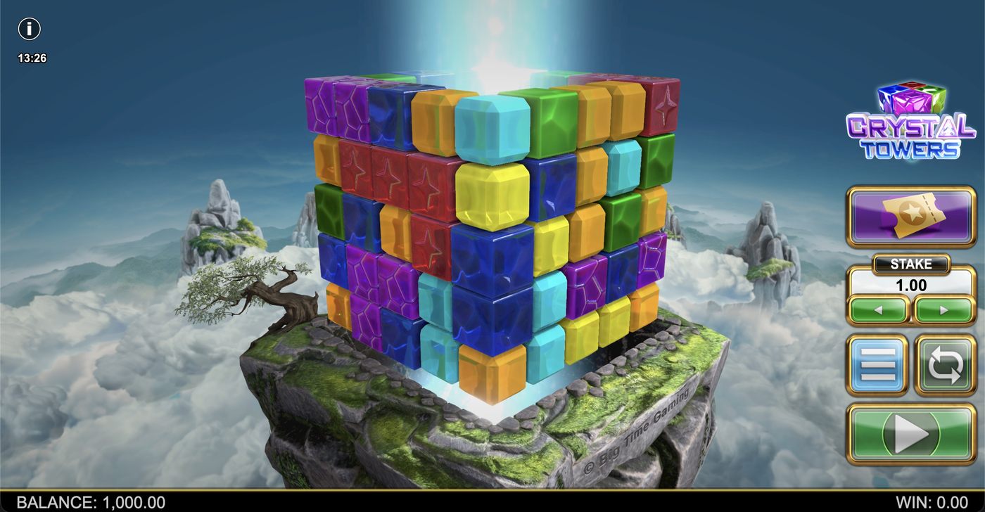 Crystal Towers: image of main menu