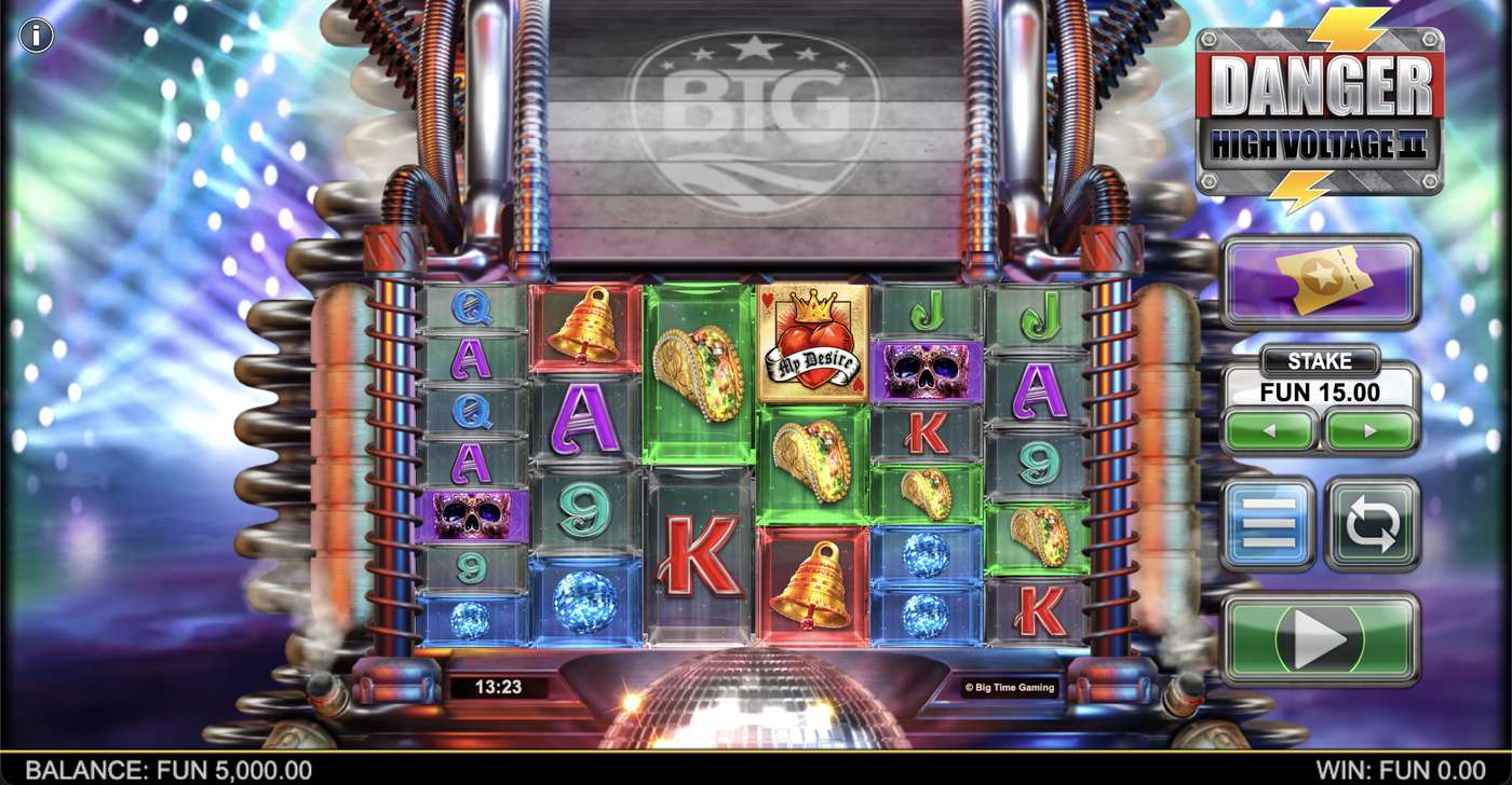 Danger High Voltage 2: image of main menu