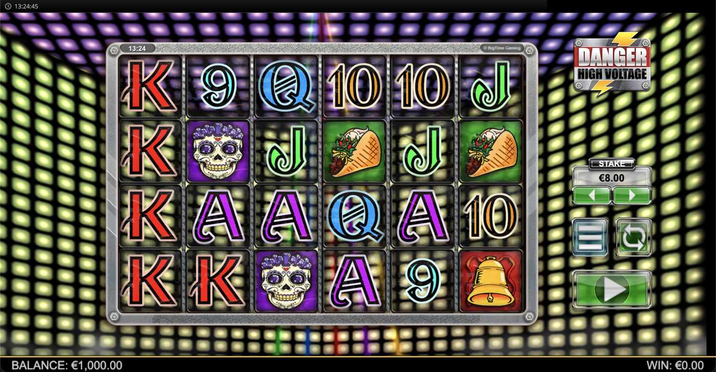Danger High Voltage: image of main menu