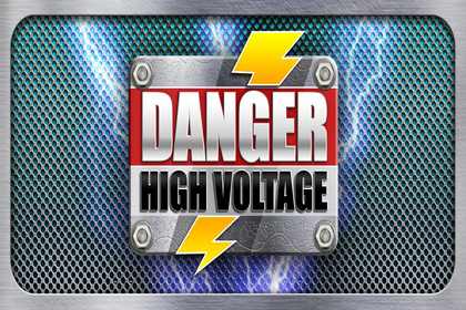 Danger High Voltage Online Slot Logo