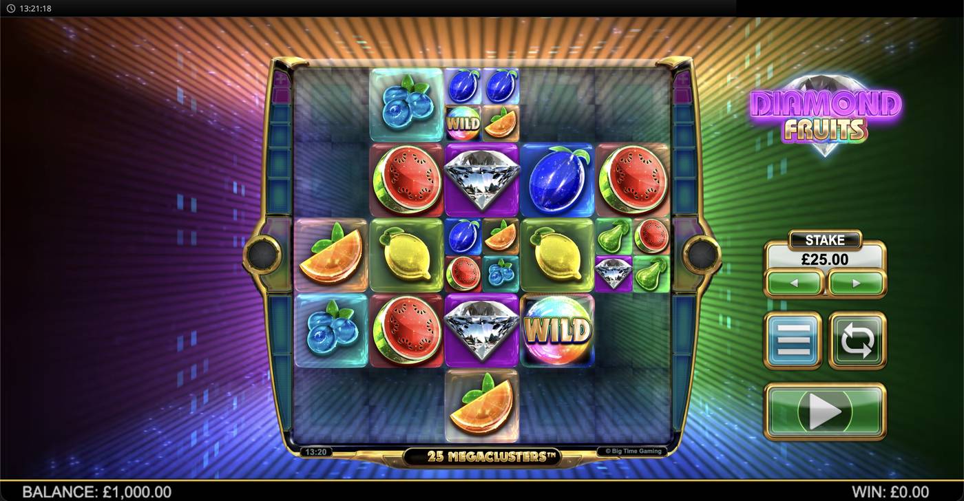 Diamond Fruits: image of main menu
