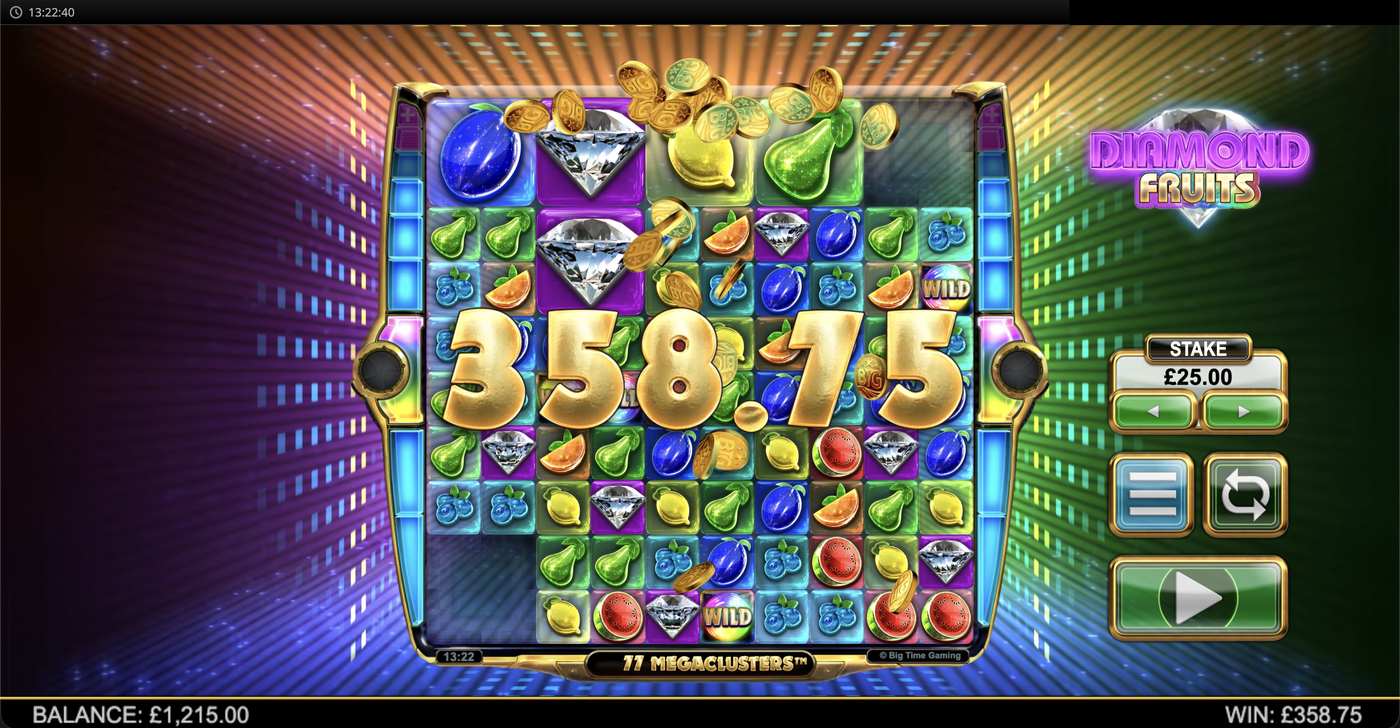 Diamond Fruits: image of winning