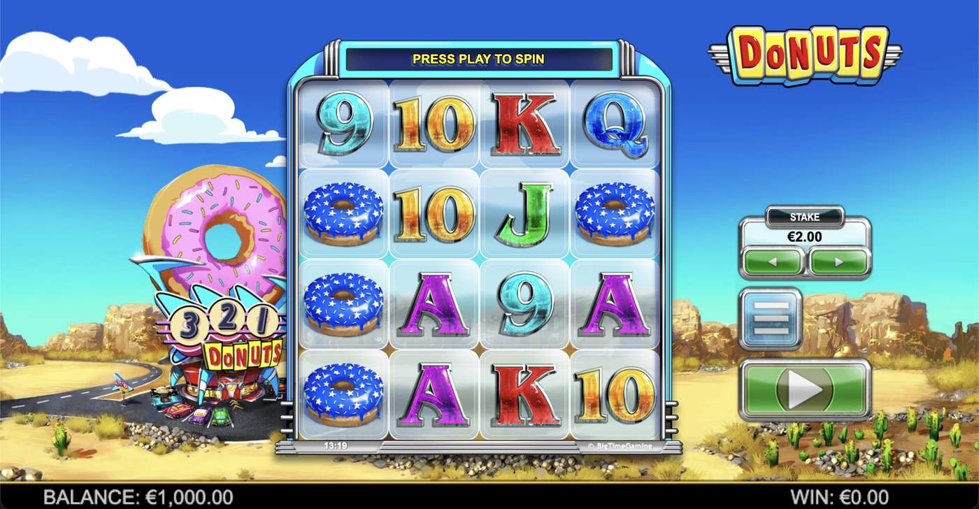 Donuts: image of main menu