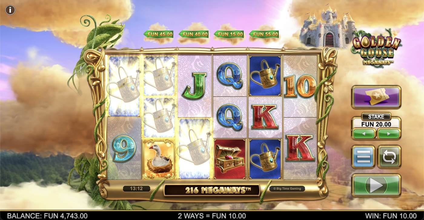 Golden Goose Megaways: image of winning