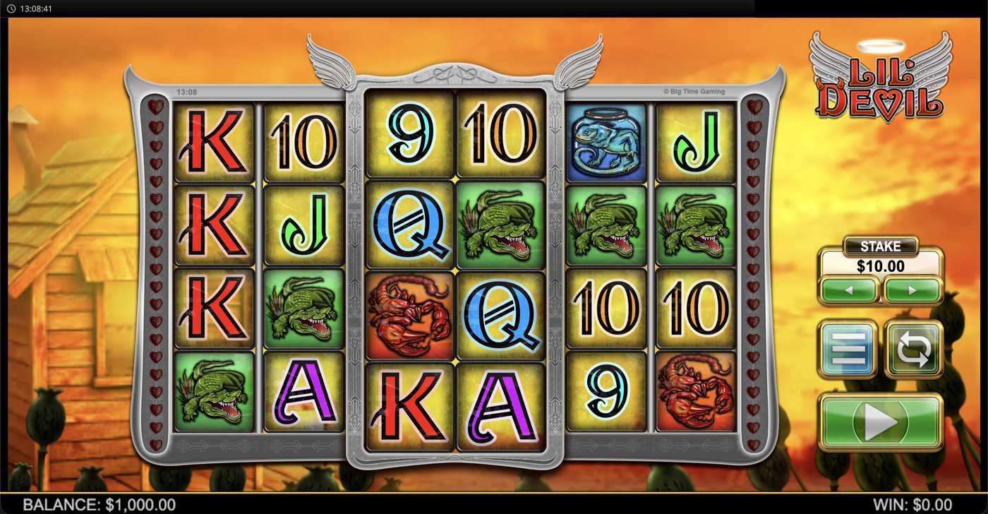 Lil Devil: image of main menu