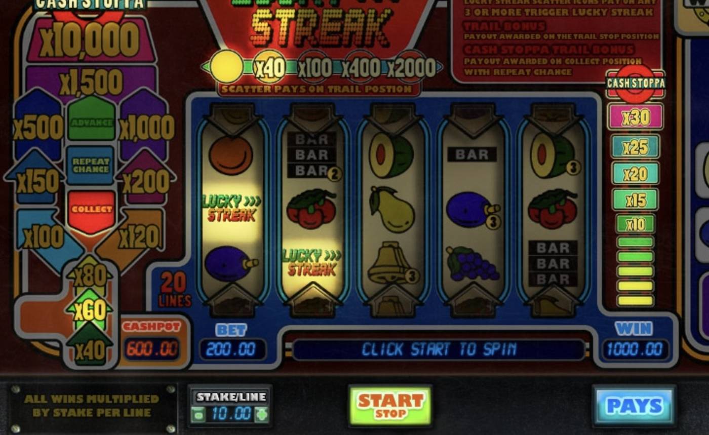 Lucky Streak: image of winning