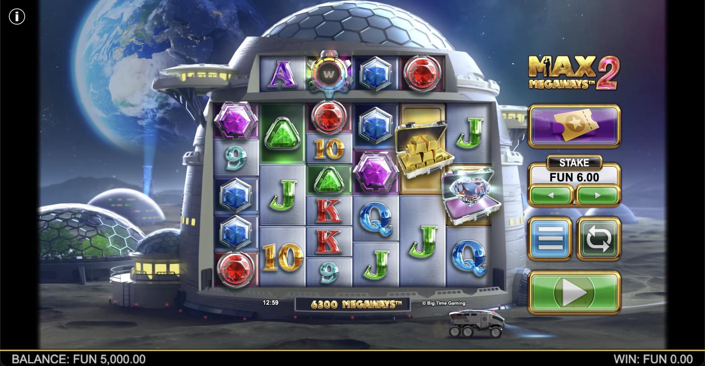 Max Megaways 2: image of main menu