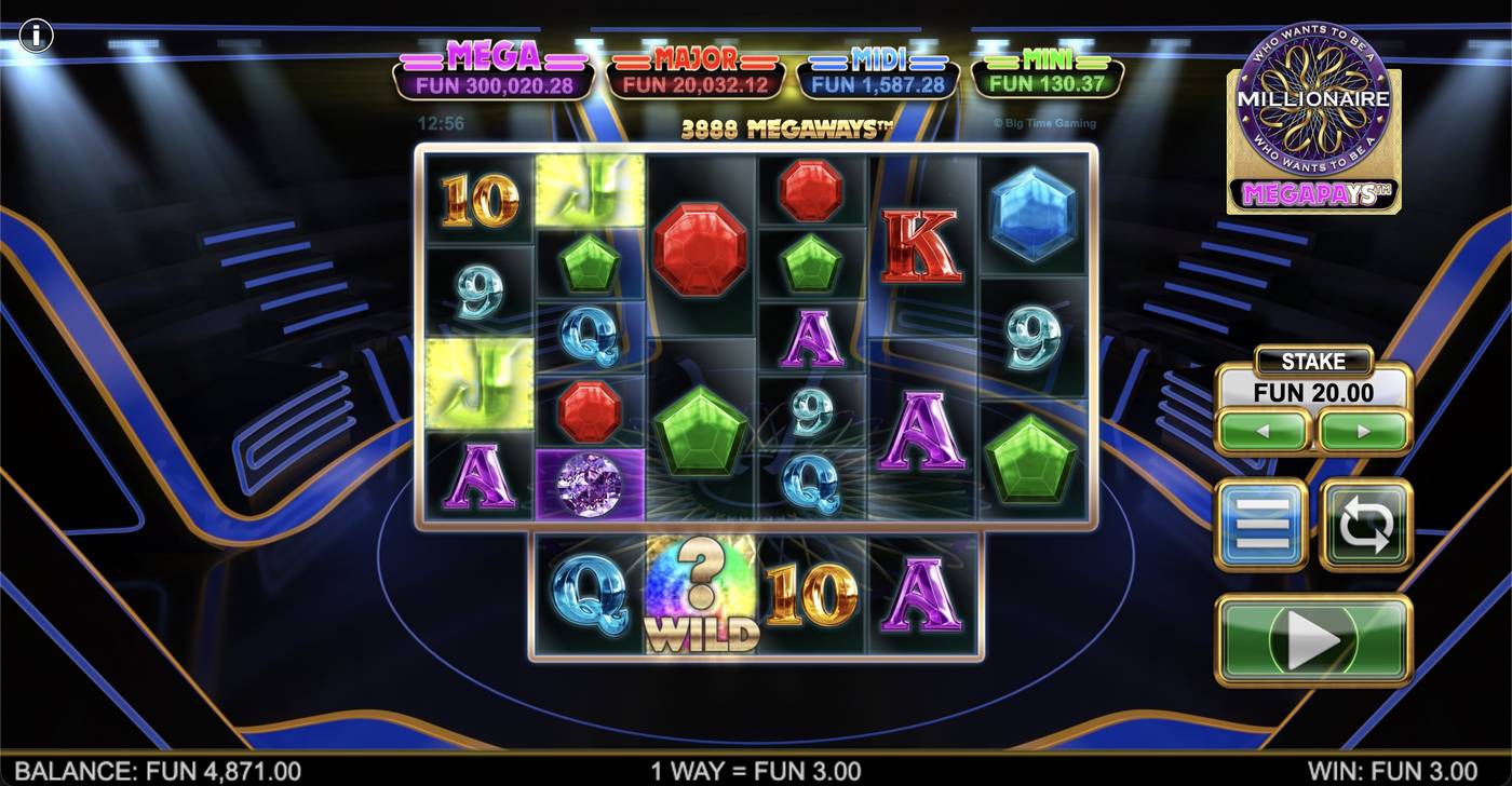 Millionaire Megapays: image of winning