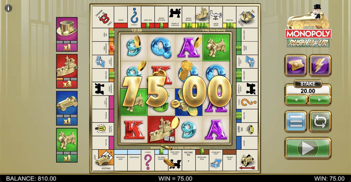Monopoly Rush Hour: image of winning