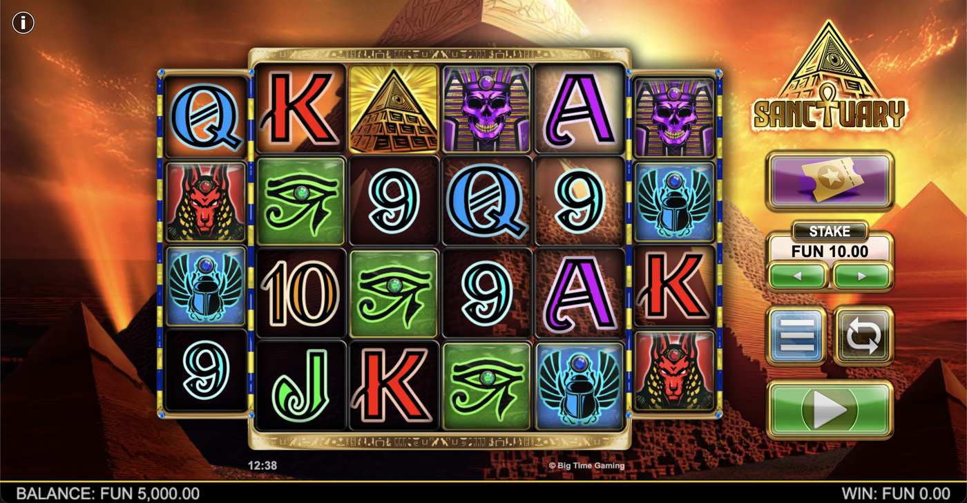 Sanctuary: image of main menu