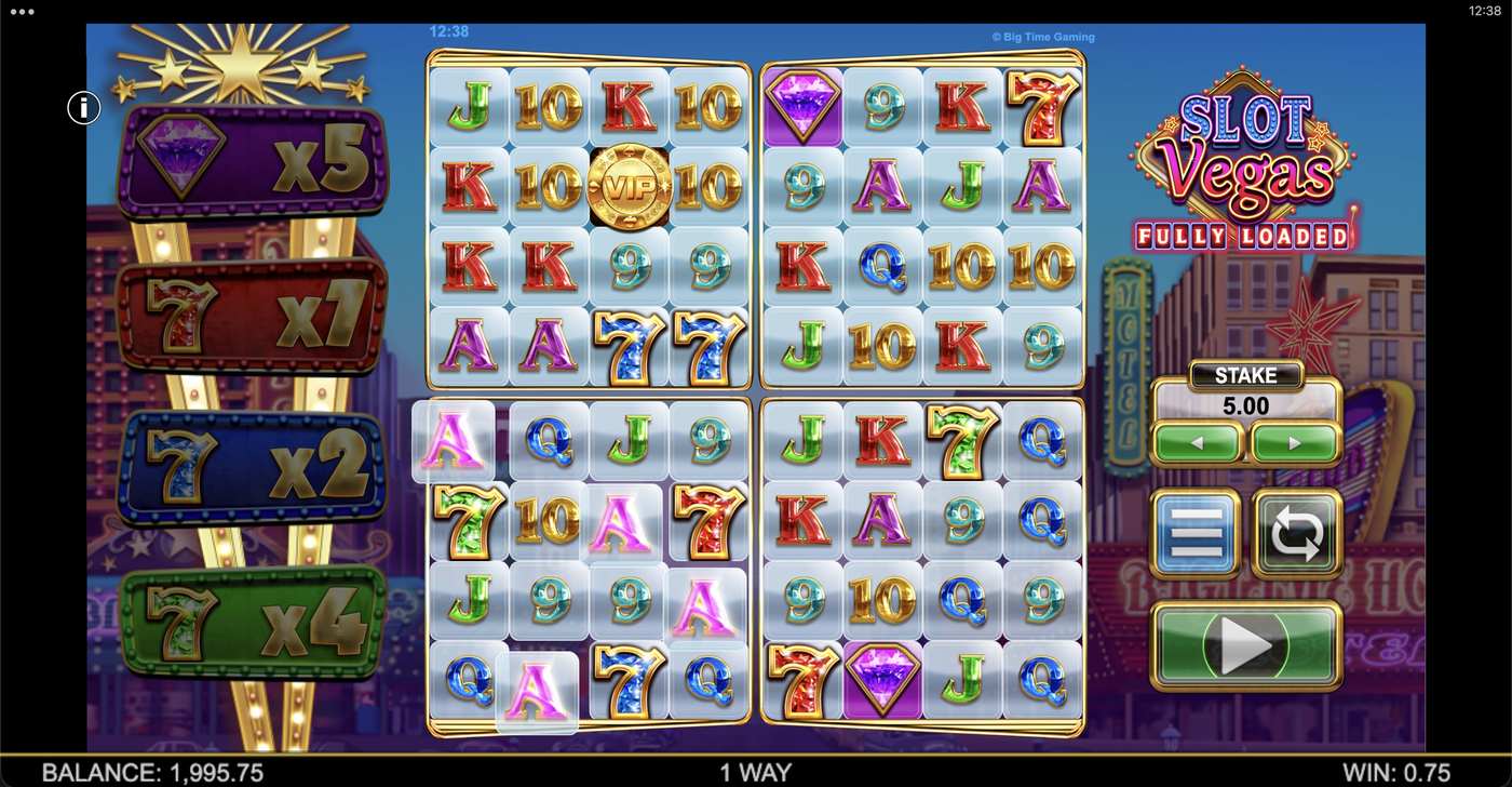 Slot Vegas Fully Loaded: image of winning