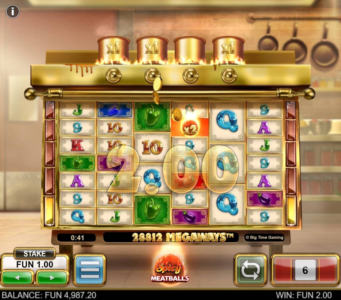 Spicy Meatballs Megaways: image of winning